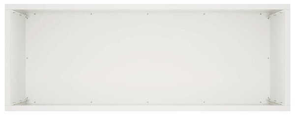 VidaXL Kerti cserép 2 db Fehér 80 x 40 x 50 cm Hidegen hengerelt acél