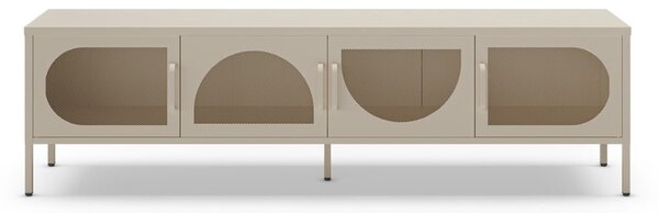 Krémszínű TV-állvány 180x50 cm Tayra – Marckeric