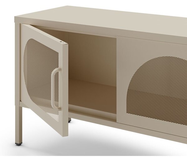 Krémszínű TV-állvány 180x50 cm Tayra – Marckeric