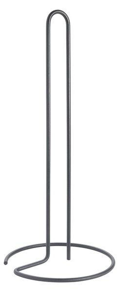 Matt fekete acél papírtörlő tartó ø 14 cm Lava – Metaltex