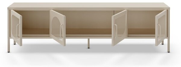 Krémszínű TV-állvány 180x50 cm Tayra – Marckeric