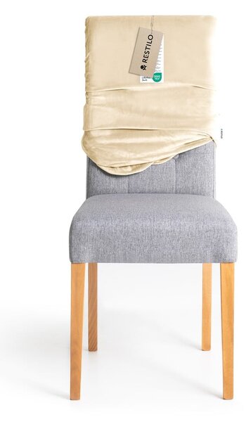 Bézs gumis szék huzat 48 cm Sento – Restilo