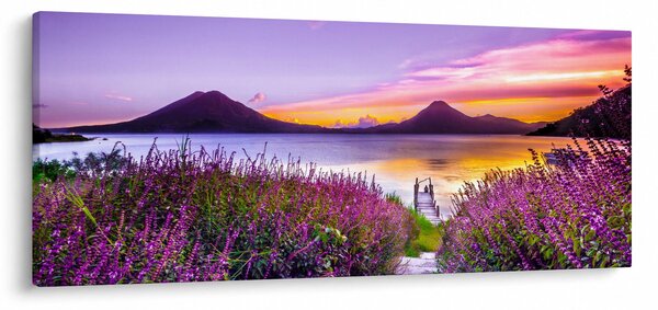 Tó képe (120x50 cm)