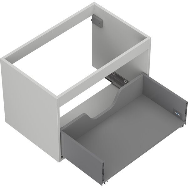 Mexen Box-A, fali szekrény 70 cm, 1 fiók, matt szürke, 91AX0-0700-470-1-62