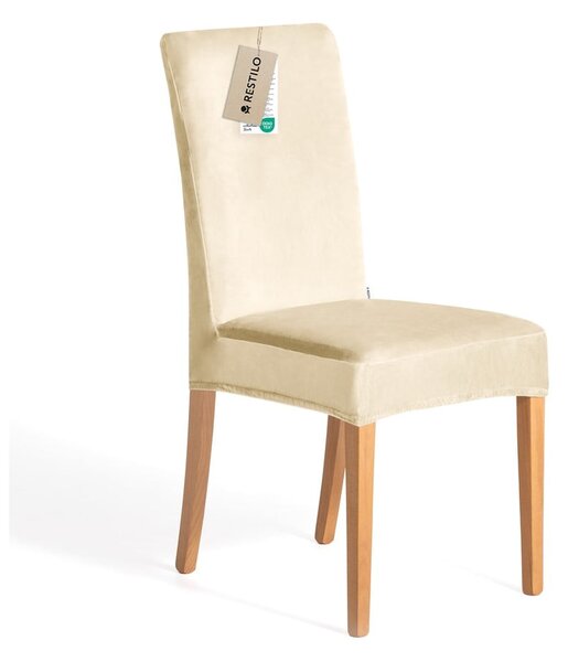 Bézs gumis szék huzat 48 cm Sento – Restilo