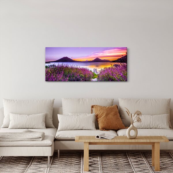 Tó képe (120x50 cm)