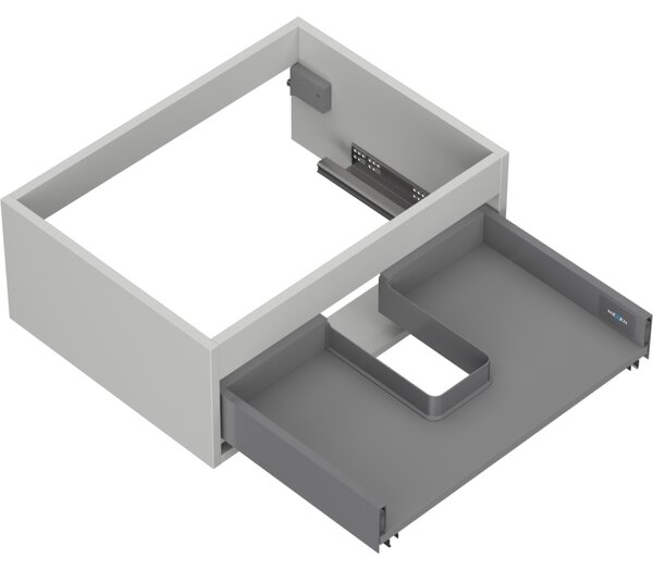 Mexen Box-A, fali szekrény 60 cm, 1 fiók, matt szürke, 91AX0-0600-235-1-62