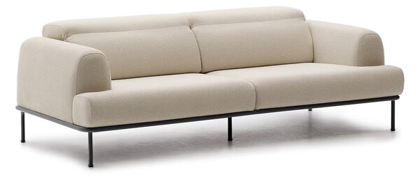 Bézs zsenília kanapé 234 cm Aurum – Kave Home