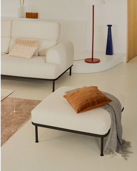 Bézs zsenília kanapé 234 cm Aurum – Kave Home