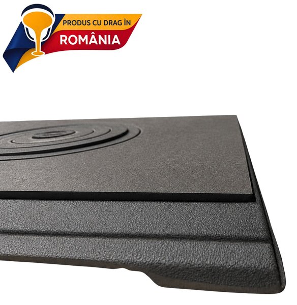 KÖZÉPSŐ ÖNTÖTTVAS FŐZŐLAP 3 LÁNGGAL (NYÍLÁSSAL) + KERET 645 x 625 mm