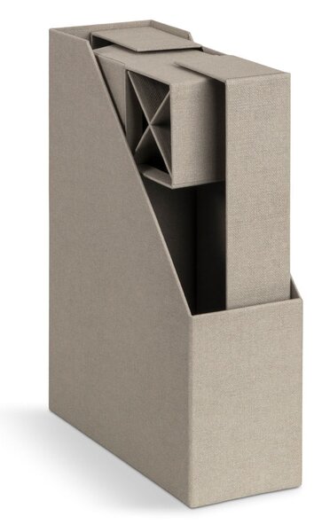 Karton rendszerező szett 4 db-os Hugo Canvas Paper Laminate – Bigso