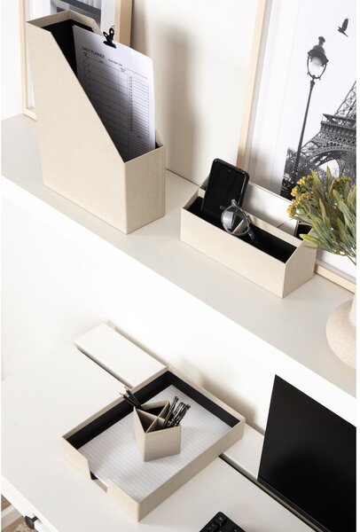 Karton rendszerező szett 4 db-os Hugo Canvas Paper Laminate – Bigso