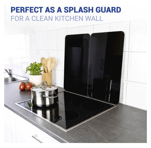 Edzett üveg tűzhely fedőlap szett 2 db-os 30x52 cm Universal – Wenko