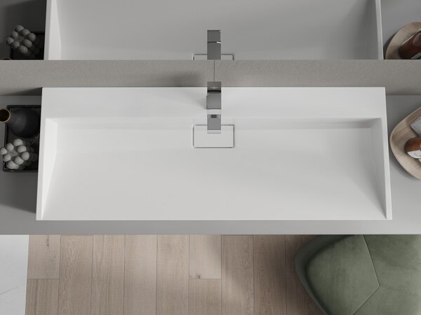 Mexen Ava, mosogató konglomerátum tetején 1/O 120 x 46 cm, fehér, 23011201
