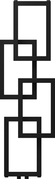 Mexen Grid, dekoratív fürdőszobai radiátor 1115 x 360 mm, 279 W, fekete, W215-1115-360-00-70