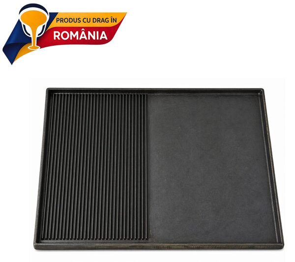 VEGYES ÖNTÖTTVAS FŐZŐLAP PEREMMEL 815 x 590 mm