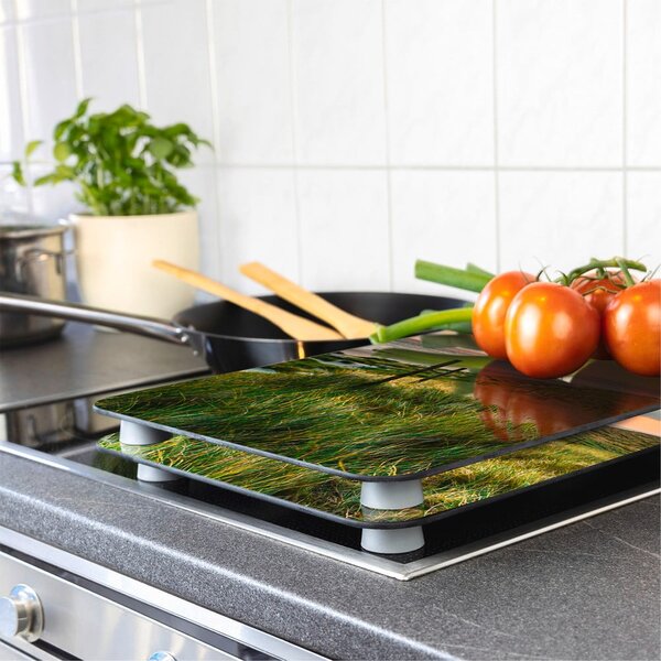 Edzett üveg tűzhely fedőlap szett 2 db-os 52x30 cm Lighthouse – Maximex