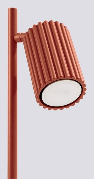 Téglavörös asztali lámpa (magasság 43 cm) Gleam – Sollux