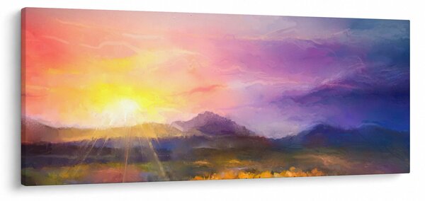 Kép - Hajnalban (120x50 cm)