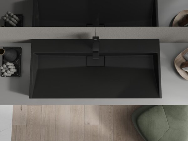 Mexen Ava, mosogató konglomerátum tetején 1/O 100 x 46 cm, fekete matt, 23011071
