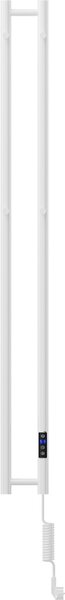 Mexen Pino, elektromos fűtőelem törülközőtartóval 1405x137 mm, 150 W, fehér, W301-1405-137-00-20