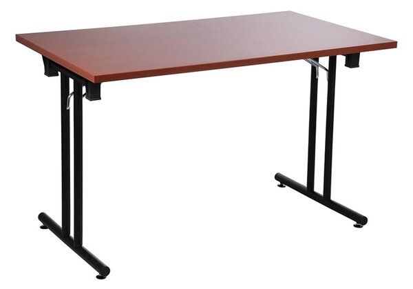 ALB-SC-921-59B összecsukható asztal fekete lábbal (160 cm)