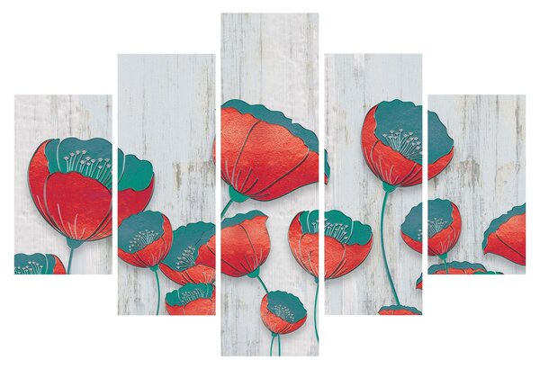 Kép - Pipacsok - kerozin (150x105 cm)