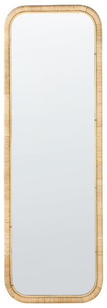Állótükör MALANGE 150 cm Rattan Természetes