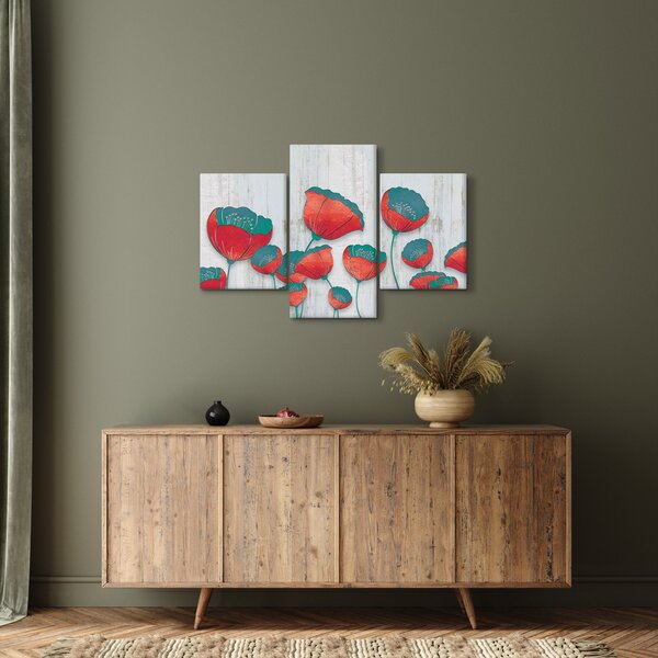 Kép - Pipacsok - kerozin (90x60 cm)