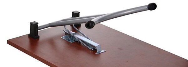 ALB-SC-922-59CH összecsukható asztal krómozott íves lábbal (160 cm)