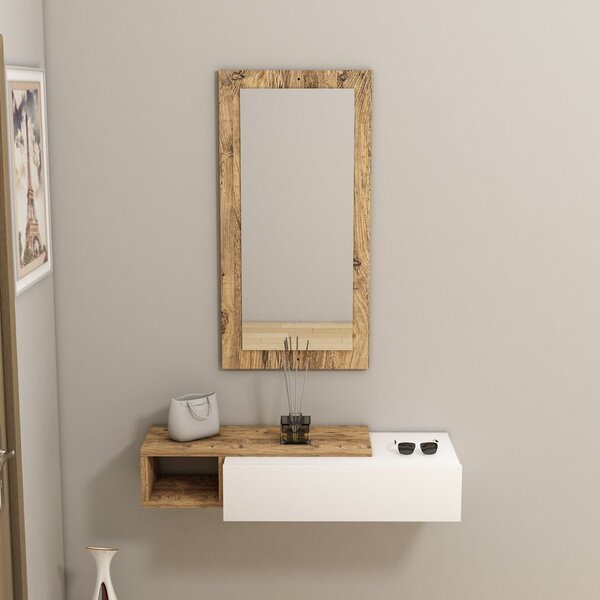 Hanah Home Sideboard Atlantic Pine White Vien - Atlantic Pine, White
