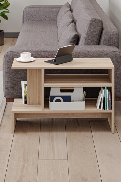 Hanah Home Oldalasztal Sonomo Tölgy Sumela