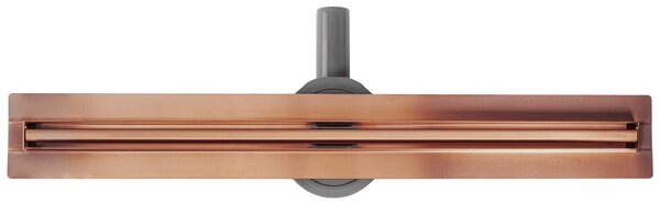 Rea Neox Pro Slim, 70 cm-es zuhanylefolyó 360 fokban forgó szifonnal, rézmatt, REA-G4806