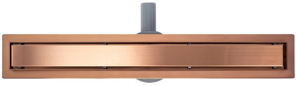 Rea Neox Pro, zuhany lefolyó 60cm 360 fokban forgó szifonnal, rézmatt, REA-G4800