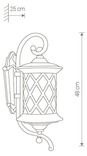 Lámpa Nowodvorski LANTERN 6911