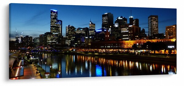 Éjszaka Melbourne-ben (120x50 cm)