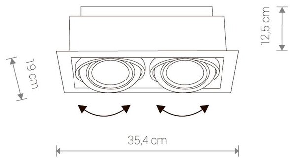 Lámpa Nowodvorski DOWNLIGHT WHITE 9574