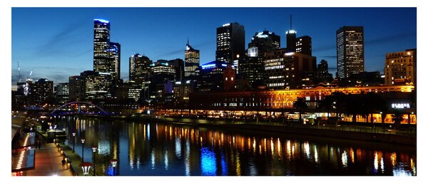 Éjszaka Melbourne-ben (120x50 cm)