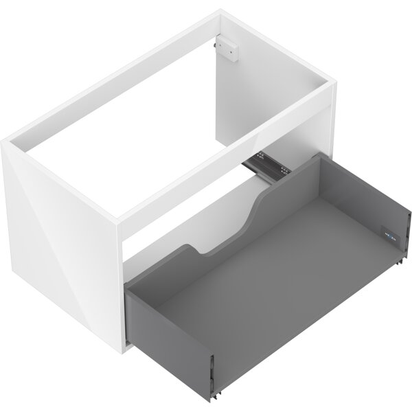 Mexen Box-A, fali szekrény 80 cm, 1 fiók, fényes fehér, 91AX0-0800-470-1-00