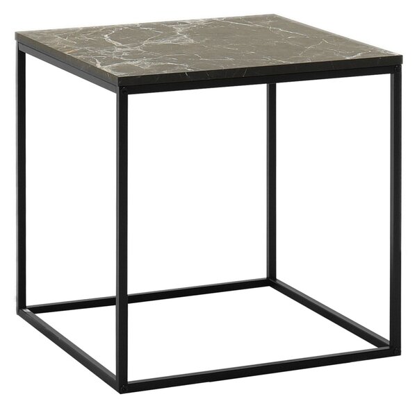 Hanah Home Fekete Márvány Kisasztal Shp-950-Qq-1
