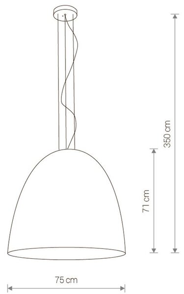 Lámpa Nowodvorski EGG BLACK XL 9026
