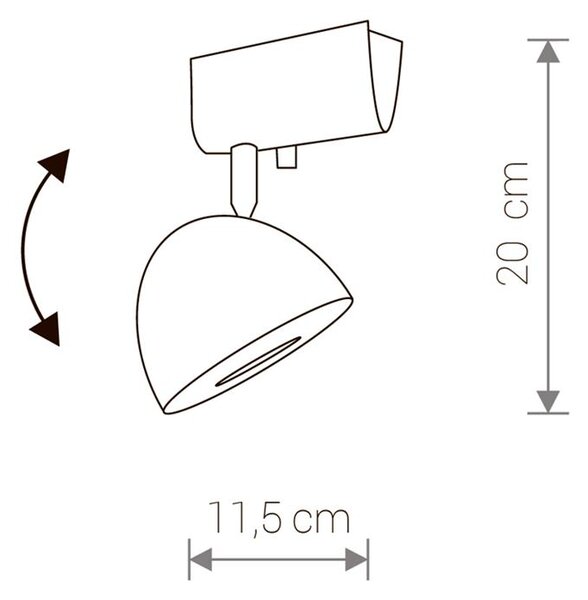 Lámpa Nowodvorski VESPA BLACK I 8838