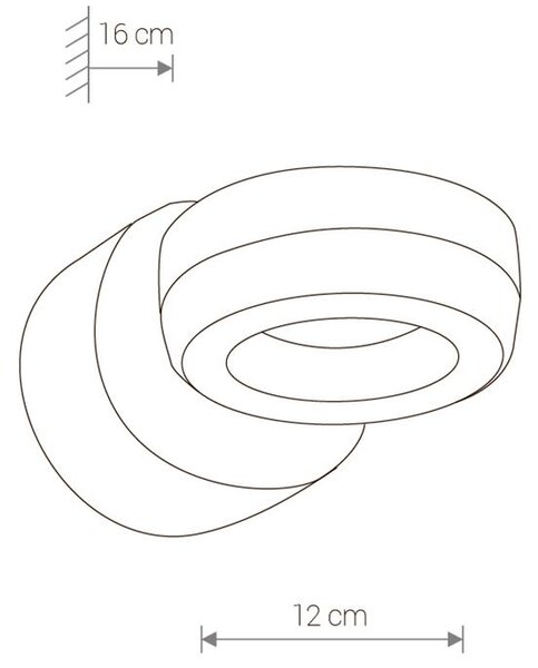 Lámpa Nowodvorski DONUT I LED 9116