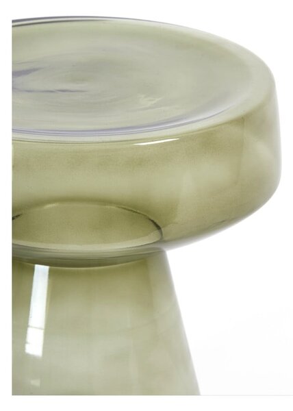 Üveg kerek tárolóasztal ø 37 cm Dakwa – Light & Living