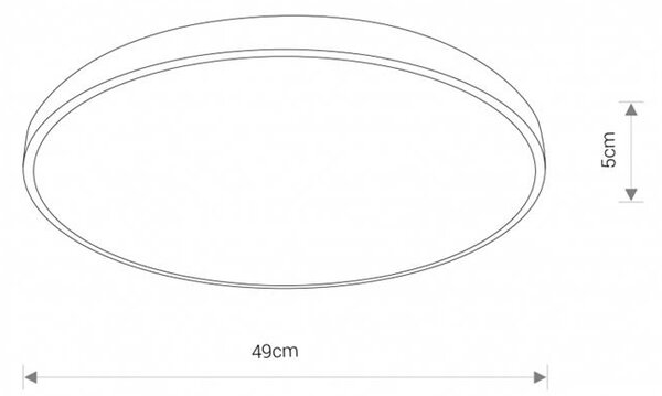 Lámpa Nowodvorski AGNES ROUND LED 32W WHITE 8187