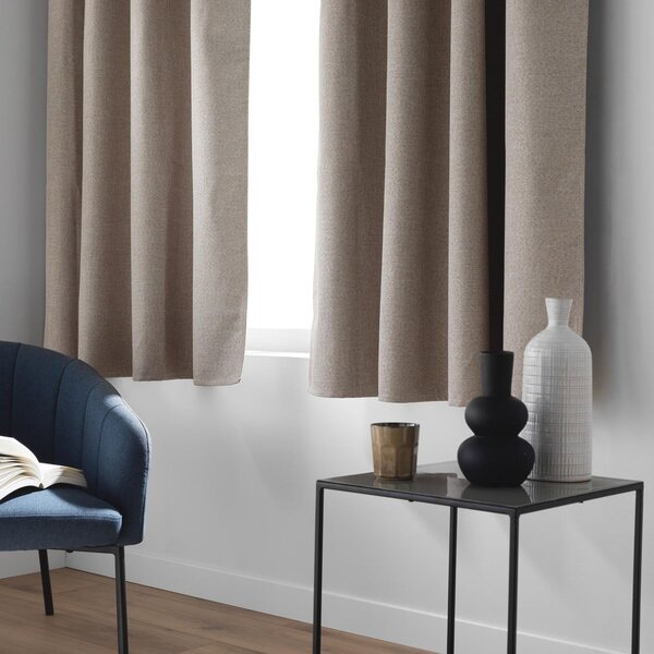 Barna sötétítő függöny 140x180 cm Crepuscule – douceur d'intérieur