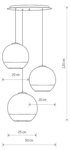 Lámpa Nowodvorski GLOBE PLUS III 7607