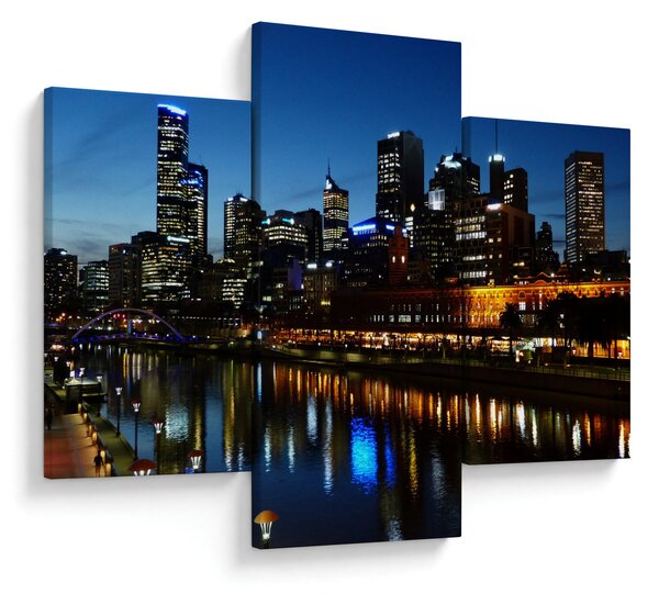 Éjszaka Melbourne-ben (90x60 cm)