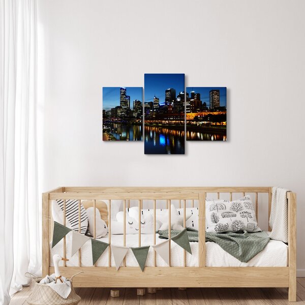 Éjszaka Melbourne-ben (90x60 cm)