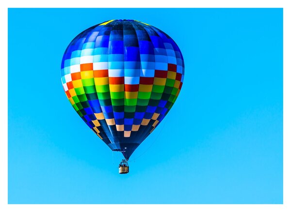 Kép - Hőlégballon (70x50 cm)